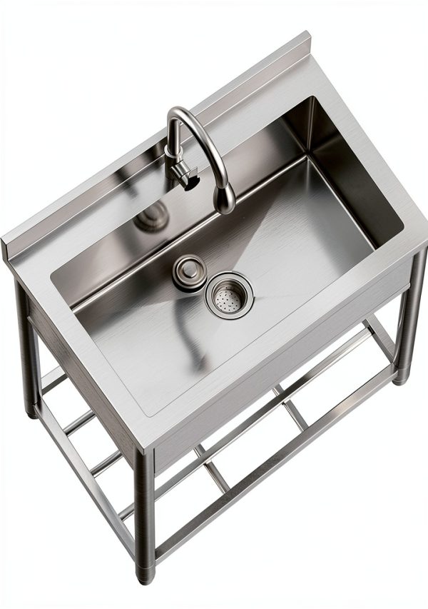 GGW Stainless Steel Utility Sink Large Industrial-6