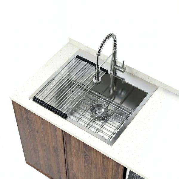 Lordear Stainless Steel Laundry Sink Drop In Utility Sink-1