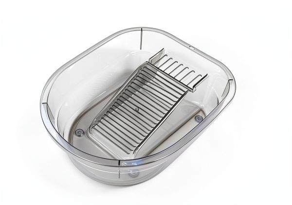 SEWACC Portable Washboard Basin Gray Plastic Laundry Sink-4