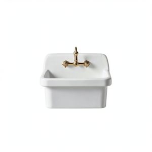 ELLAI Ceramic Farmhouse Sink Wall Mounted Laundry Utility-0