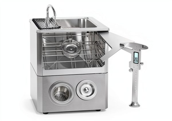 Lordear Stainless Steel Laundry Sink Drop In Utility Sink-4
