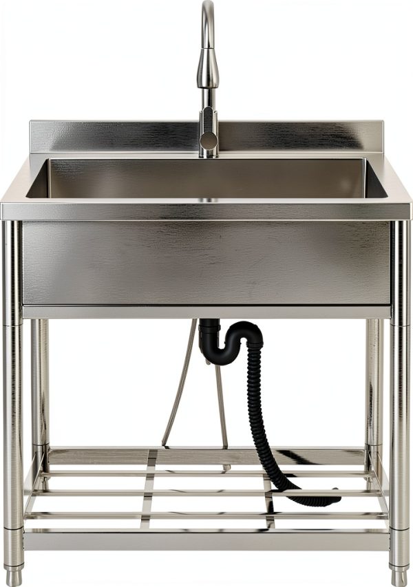 GGW Stainless Steel Utility Sink Large Industrial-8