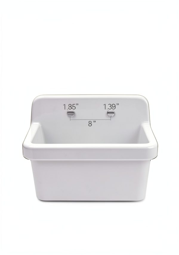 ELLAI Ceramic Farmhouse Sink Wall Mounted Laundry Utility-1