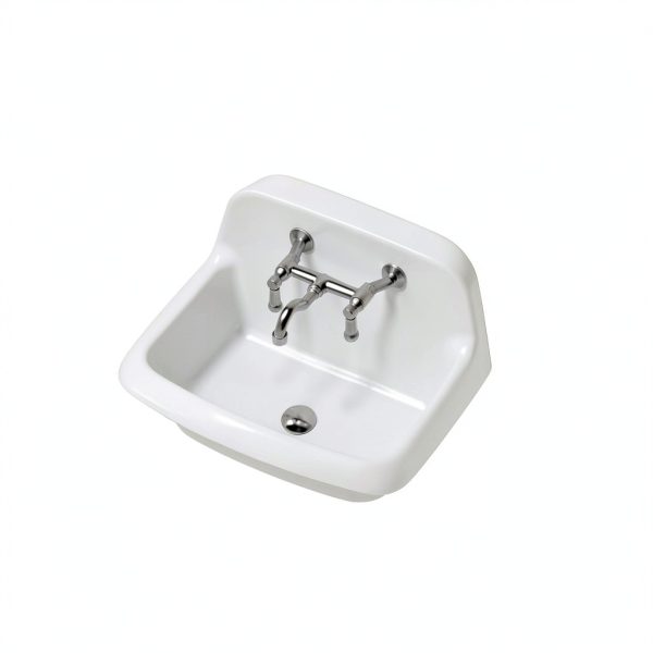 ELLAI Ceramic Farmhouse Sink Wall Mounted Utility Laundry-4
