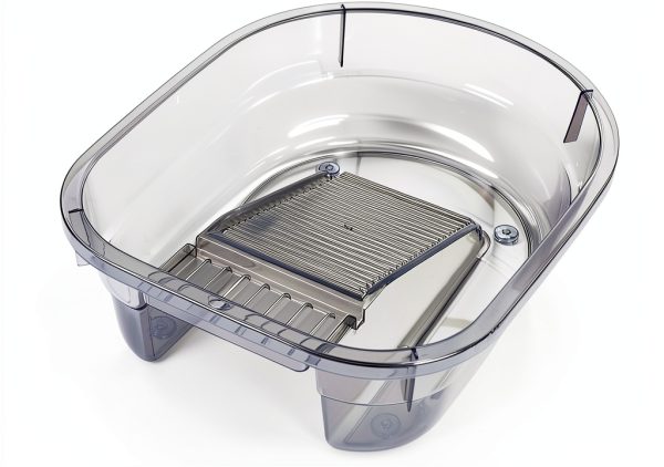 SEWACC Portable Washboard Basin Gray Plastic Laundry Sink-6