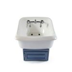 ELLAI Ceramic Farmhouse Sink Wall Mounted Utility Laundry-0