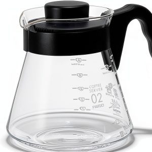 Hario Black Glass Coffee Server Japanese Design-0