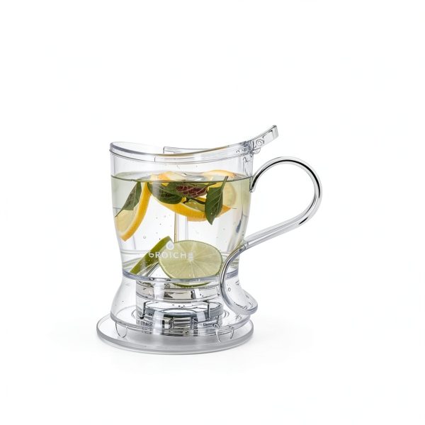 GROSCHE Tritan Teapot Black 17.7 fl oz Kitchen-6