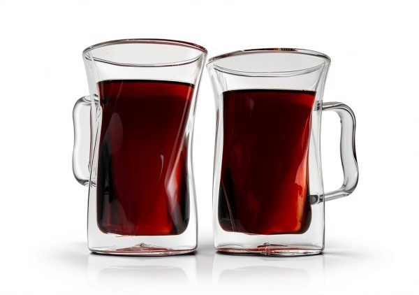 Glass Teapot Set James Bentley Clear Double Wall-7