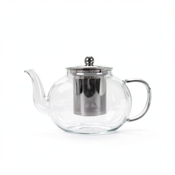 Glass Teapot Set James Bentley Clear Double Wall-3
