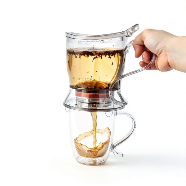GROSCHE Tritan Teapot Black 17.7 fl oz Kitchen-7