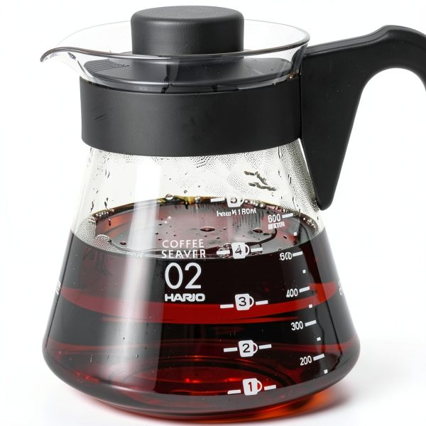 Hario Black Glass Coffee Server Japanese Design-3