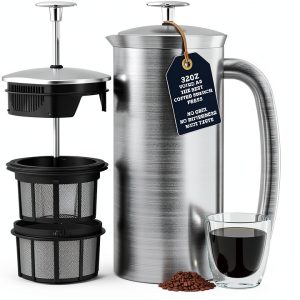 Espro P7 French Press Stainless Steel Coffee Maker-0