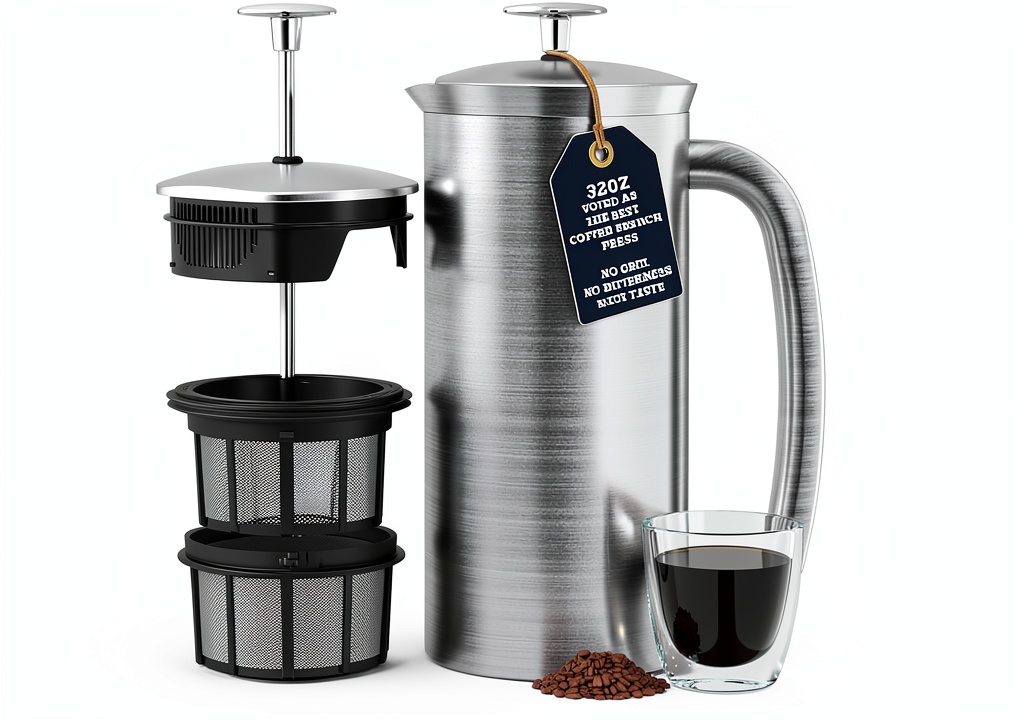 'Espro P7 French Press Stainless Steel Coffee Maker'