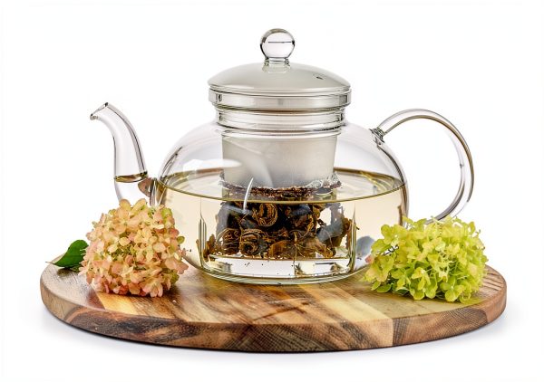 Teabloom Clear Glass Tea Set for Kitchen-2