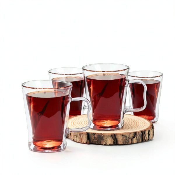Glass Teapot Set James Bentley Clear Double Wall-1