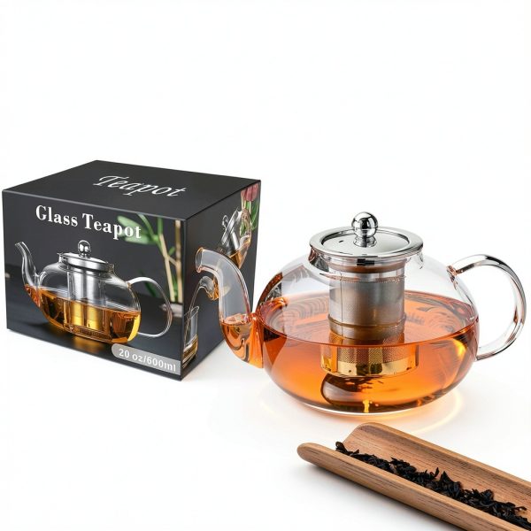 Glass Teapot by PARACITY Stovetop Safe Lead-Free-7
