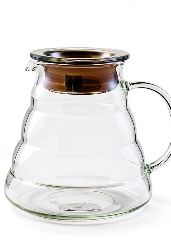 HIWARE Glass Coffee Server 600ml Clear-1