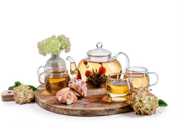 Teabloom Clear Glass Tea Set for Kitchen-1