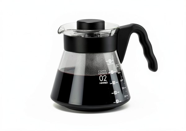 Hario Black Glass Coffee Server Japanese Design-1