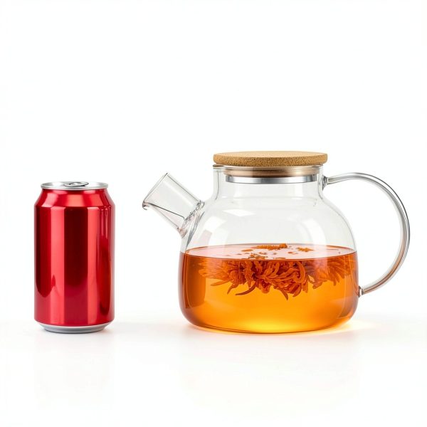 Glass Teapot by PARACITY Stovetop Safe Borosilicate-1