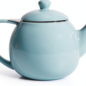 Sweese Porcelain Teapot 27oz with Infuser Navy Color-0