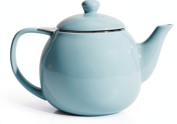 Sweese Porcelain Teapot 27oz with Infuser Navy Color-0