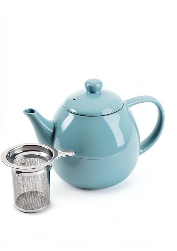 Sweese Porcelain Teapot 27oz with Infuser Navy Color-2