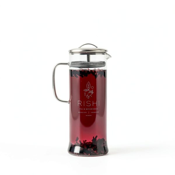 Rishi Tea Simple Brew Borosilicate Teapot 34 Fl Oz with Strainer-4