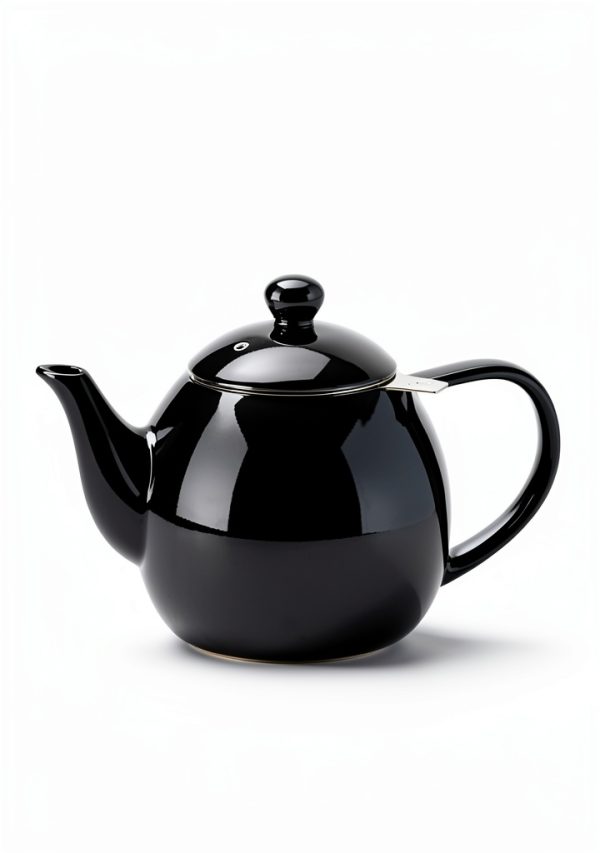 Porcelain Teapot Sweese 27oz Navy with Infuser - Stainless Steel-5