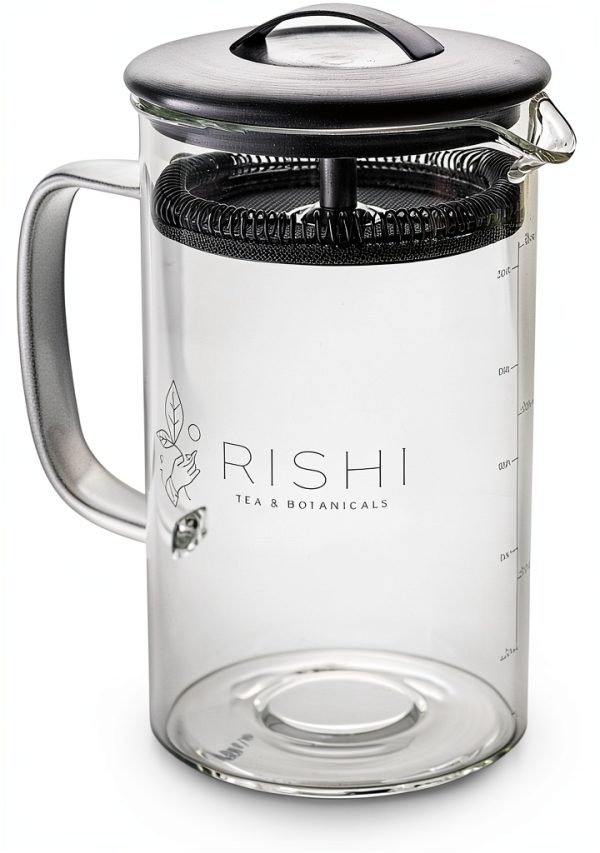 Rishi Tea Simple Brew Borosilicate Glass Teapot 20 Fl Oz with Lid-0