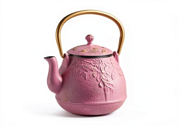 Cast Iron Teapot by Toptier 32 oz Lilac Purple Japanese Style-1