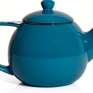 Sweese Porcelain Teapot 27oz with Infuser Steel Blue-0