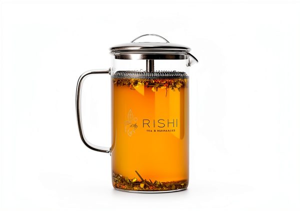 Rishi Tea Simple Brew Borosilicate Glass Teapot 20 Fl Oz with Lid-2