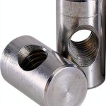 Cross Dowel Slotted Nuts,M4 M5 M6 Stainless Steel Dowel Pin Nuts Embedded Furniture Hammer Insert Nut Cylindrical Metric Thread (Size : M4x25 (10Pcs)) (Color : One Color, Size : M6x(Size:M5x16 (10Pcs)-0