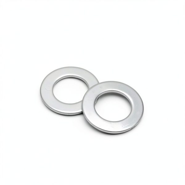2 Sets Trailer Nut Kit 1 inch Carbon Steel Shaft Washers 2.3 inches Long Cotter Pins Compatible with 1" Shaft Spindle for Trailer RV Boat-5