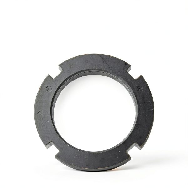 MroMax M56 x 2mm Carbon Steel Retaining Four-Slot Slotted Round Nuts-2