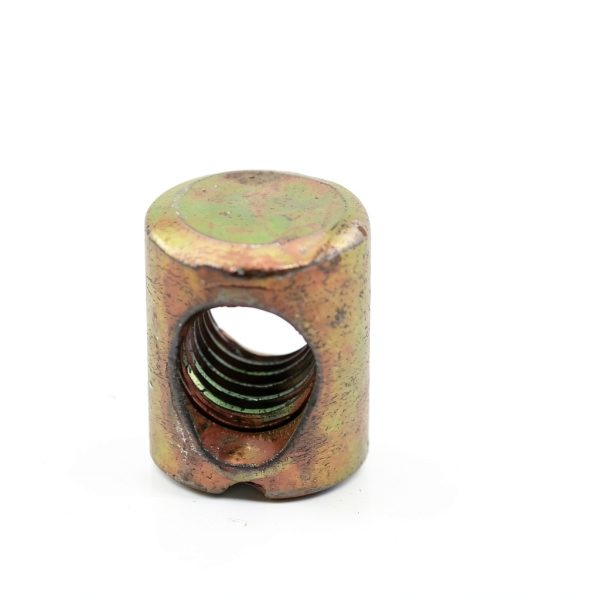 Metric M6 Barrel Cross Hole Nuts ZHYOHEN 20pcs Carbon Steel Slotted-1