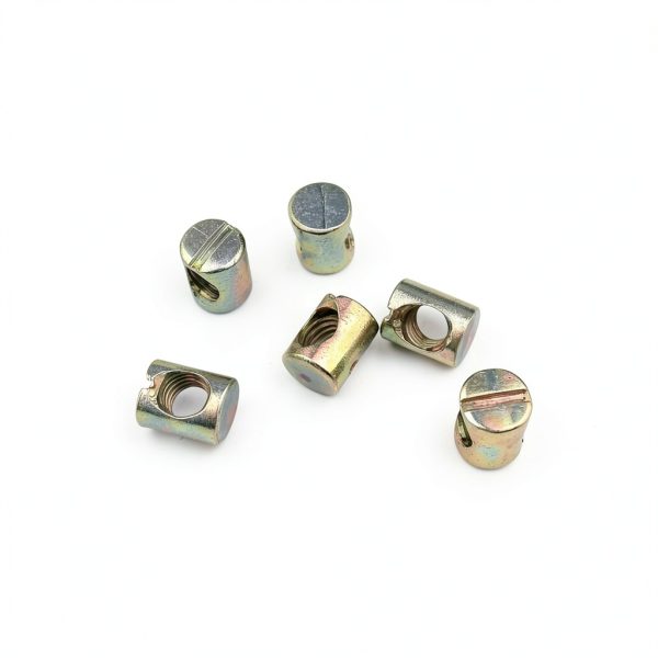 Asayu 20 Pack M8 Barrel Nuts Cross Dowels for Furniture Beds & Chairs-1