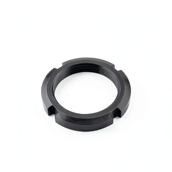 MroMax M56 x 2mm Carbon Steel Retaining Four-Slot Slotted Round Nuts-1