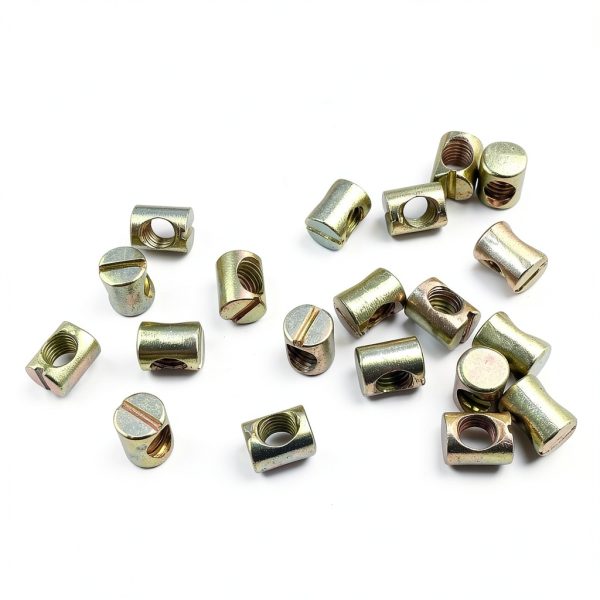 Asayu 20 Pack M8 Barrel Nuts Cross Dowels for Furniture Beds & Chairs-3