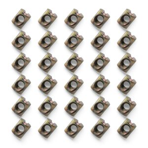 Guifeng Monogrammed Barrel Nuts 10x12.5mm Zinc Plated Slotted Pins-0
