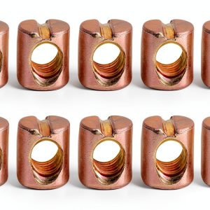 10pcs M6 Bolts Dowel Slotted Furniture Nut for Beds Crib Chairs-0