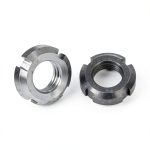 M16x1.5mm Retaining Four-Slot Slotted Round Nuts, 2 Pcs-0