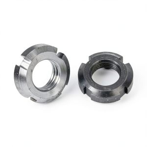 M16x1.5mm Retaining Four-Slot Slotted Round Nuts, 2 Pcs-0