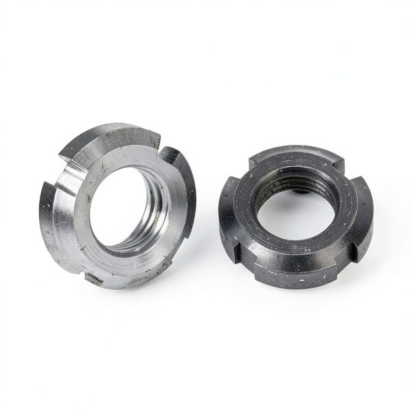 M16x1.5mm Retaining Four-Slot Slotted Round Nuts, 2 Pcs-0