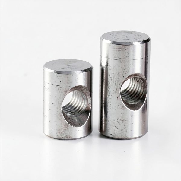 Cross Dowel Slotted Nuts,M4 M5 M6 Stainless Steel Dowel Pin Nuts Embedded Furniture Hammer Insert Nut Cylindrical Metric Thread (Size : M4x25 (10Pcs)) (Color : One Color, Size : M6x(Size:M5x16 (10Pcs)-4