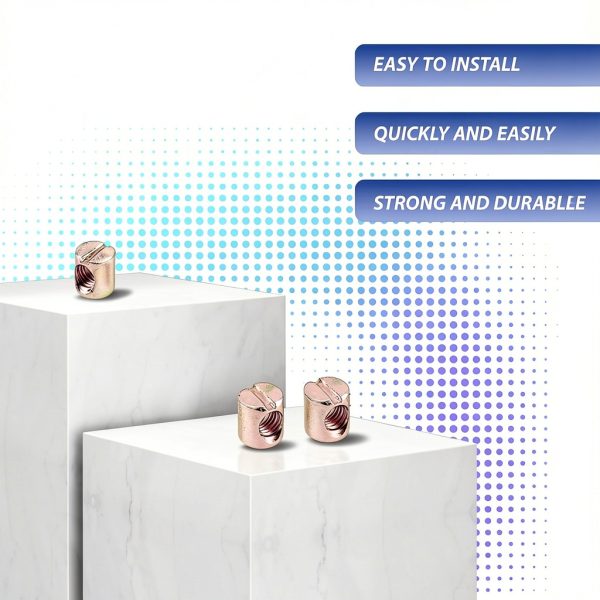 10pcs M6 Bolts Dowel Slotted Furniture Nut for Beds Crib Chairs-2