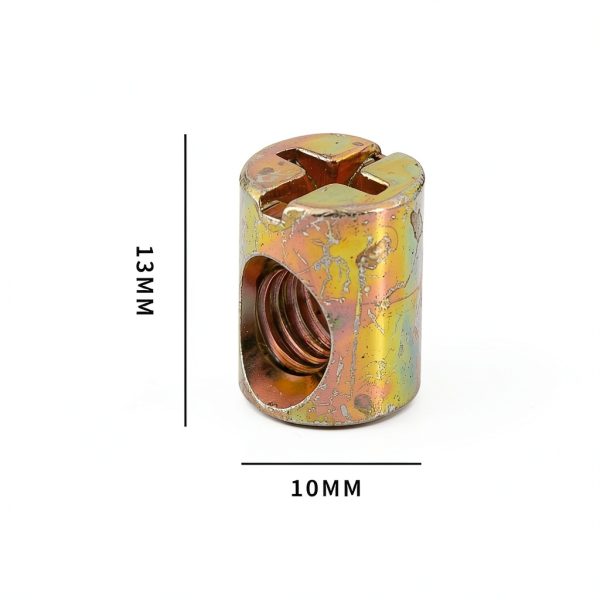 4 PCS M6 Spring Loaded Barrel Nuts GZYTMYGS Slotted for Part 100514-1