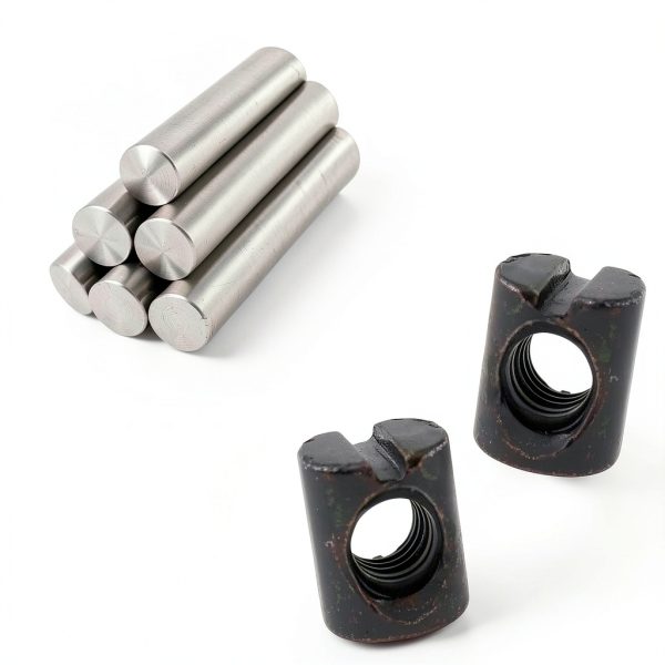 M6 Barrel Nuts SHENGYIYISHENG 10x11mm Black 12pcs Slotted Nut Kit-5